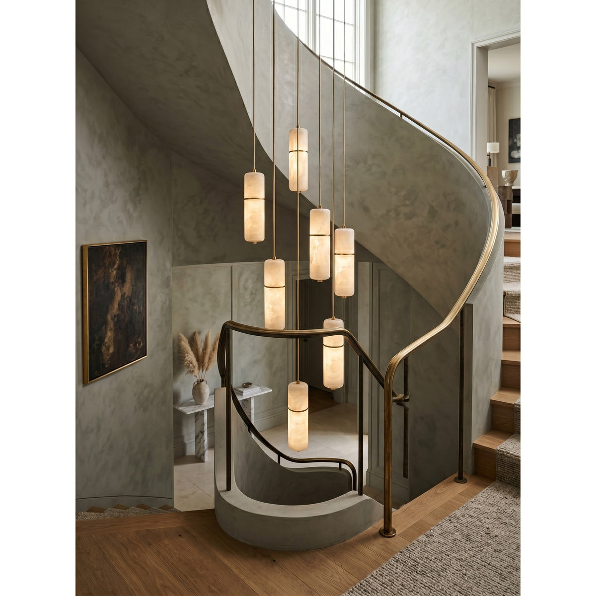 Ebmio Alabaster Chandelier