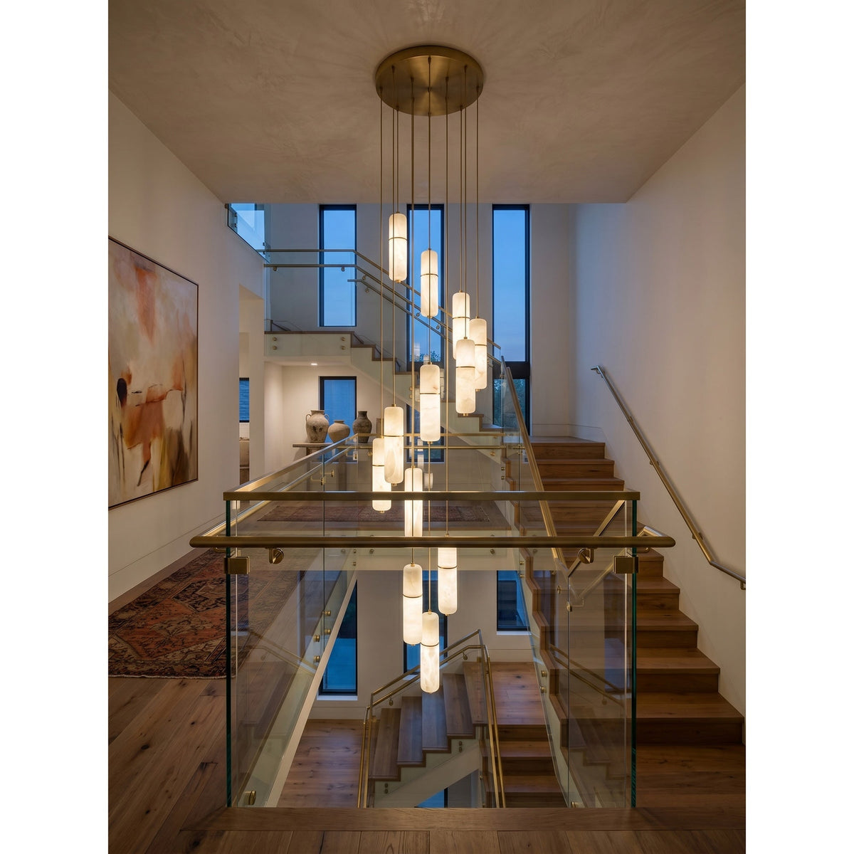 Ebmio Alabaster Chandelier