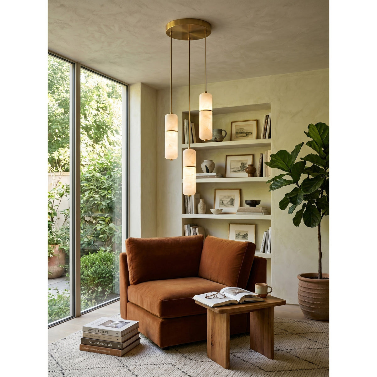 Ebmio Alabaster Chandelier