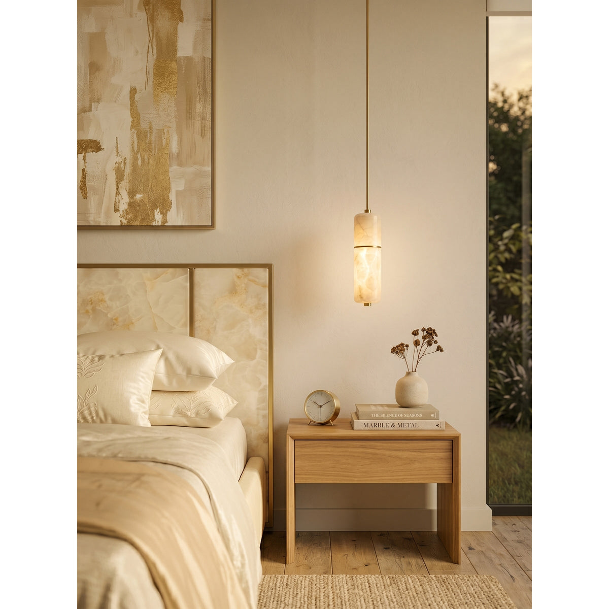 Ebmio Alabaster Chandelier