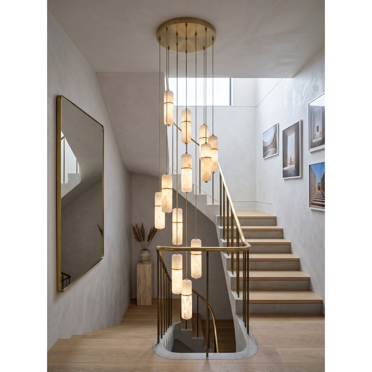 Ebmio Alabaster Chandelier