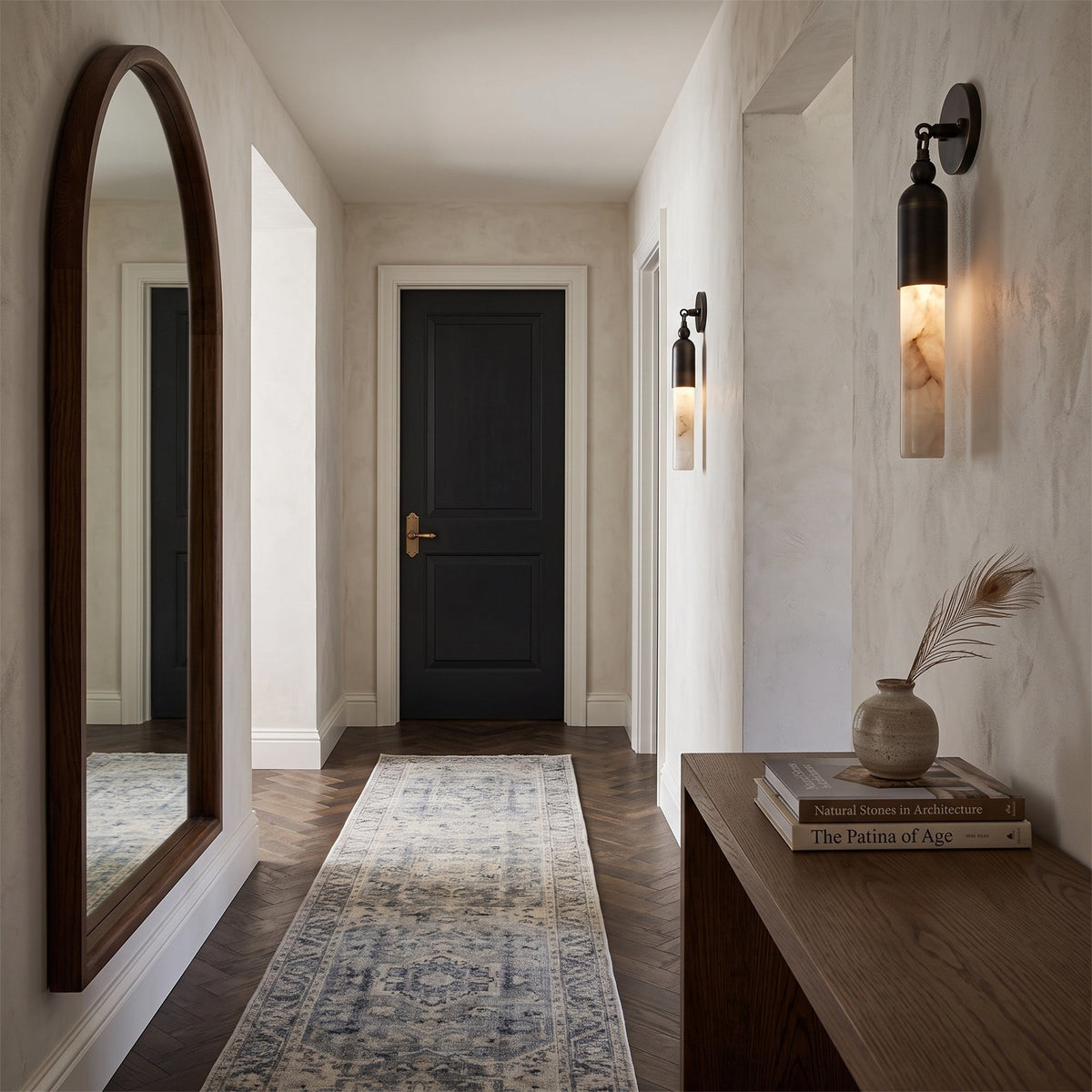 Dieva Alabaster Indoor Wall Light