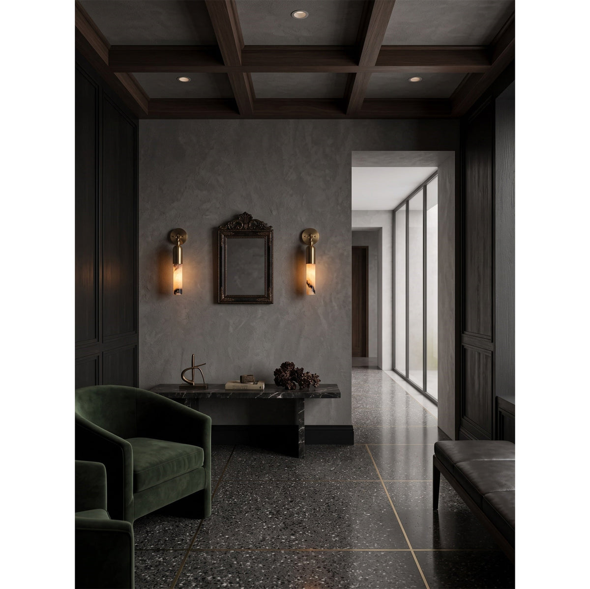 Dieva Alabaster Indoor Wall Light