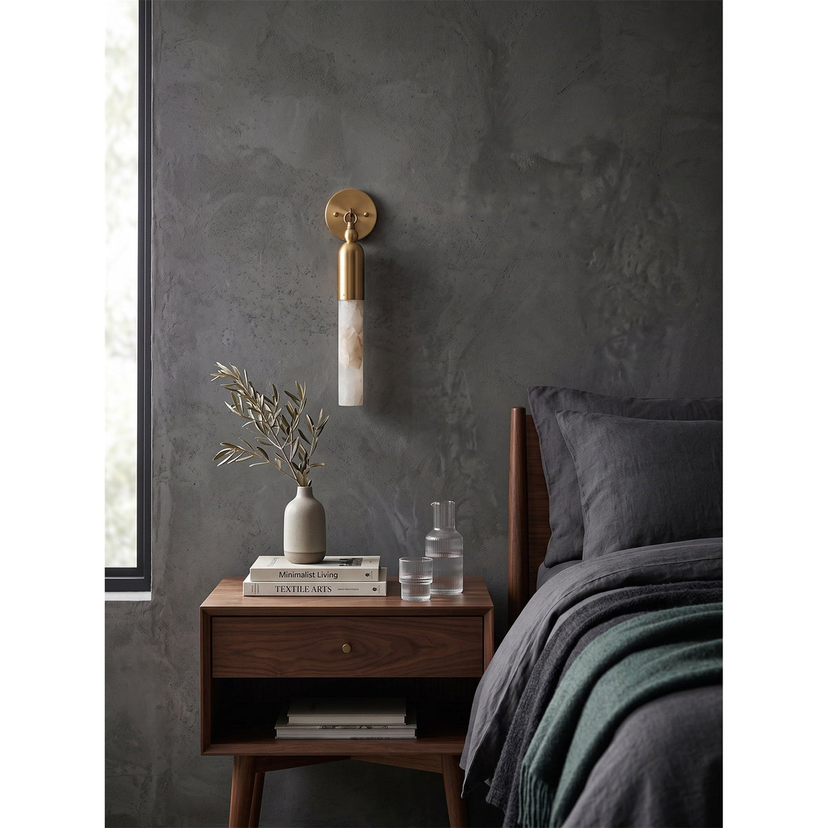 Dieva Alabaster Indoor Wall Light