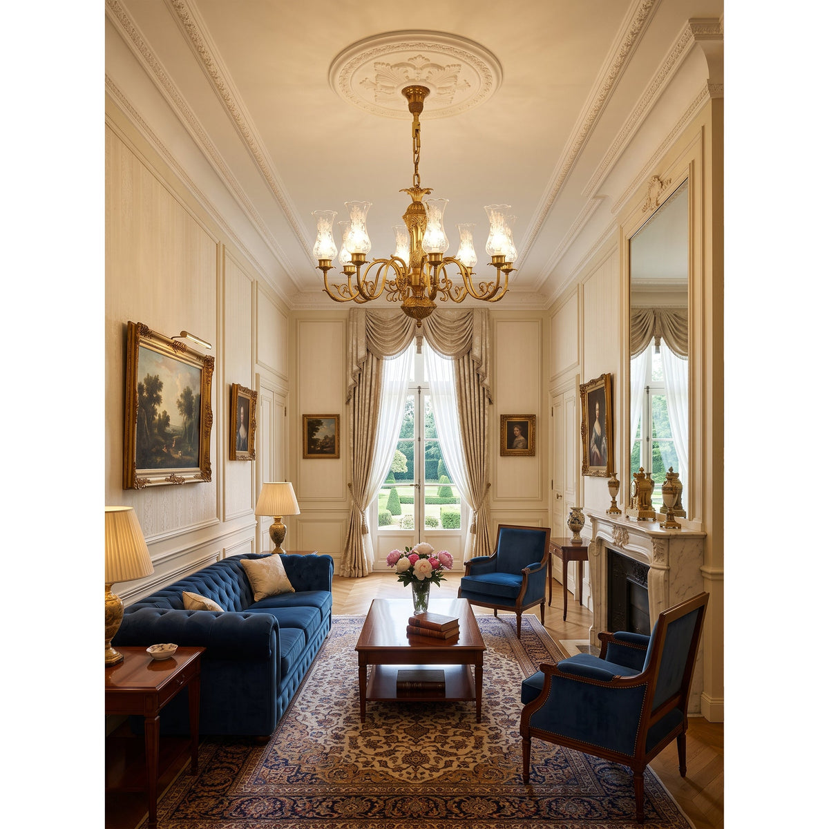Vardenleigh Palm Chandelier