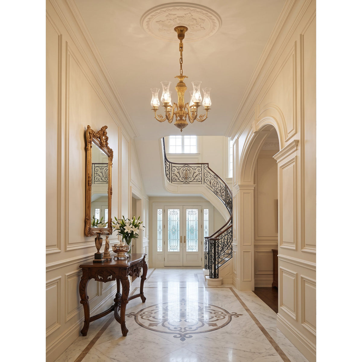 Vardenleigh Palm Chandelier