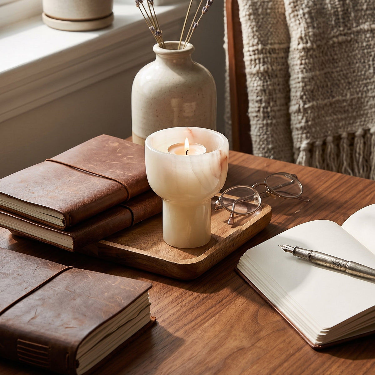 Isenleigh Onyx Goblet Votive