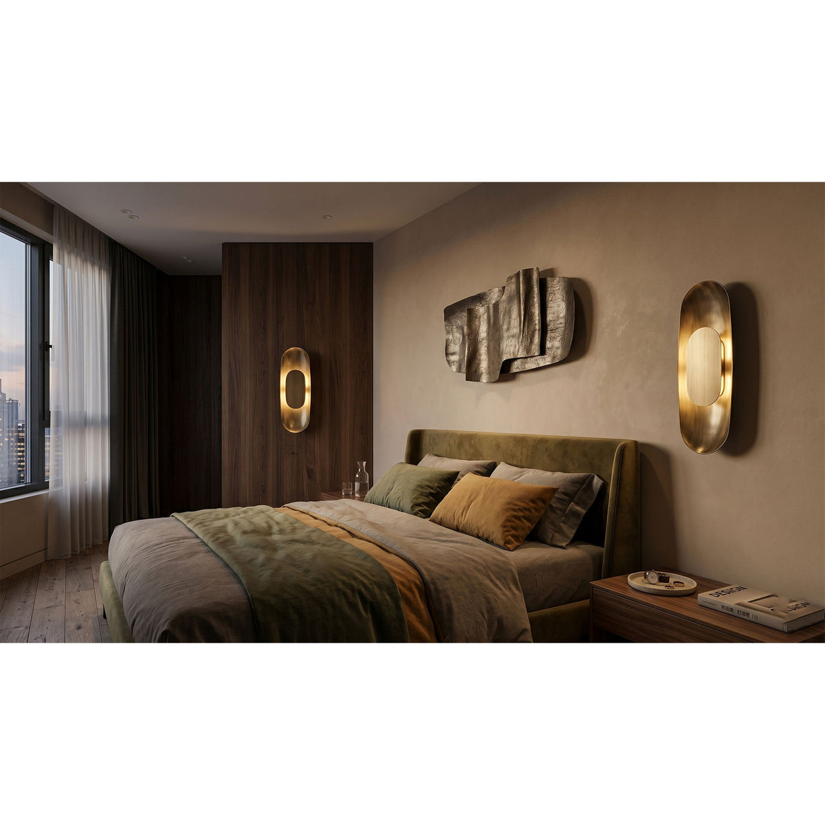 Jolo Brass Indoor Wall Light
