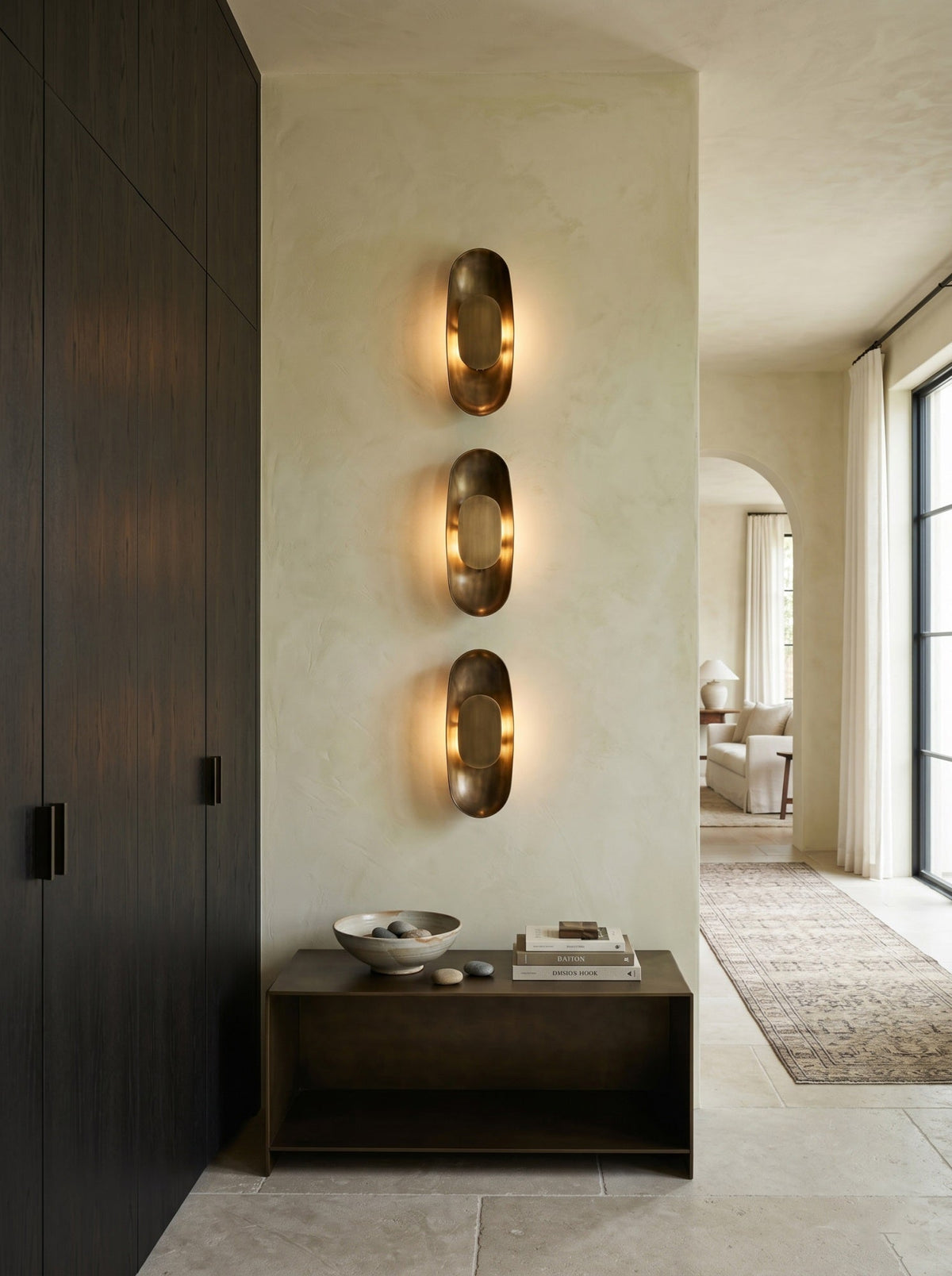 Jolo Brass Indoor Wall Light