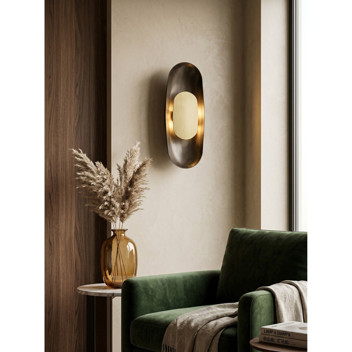 Jolo Brass Indoor Wall Light
