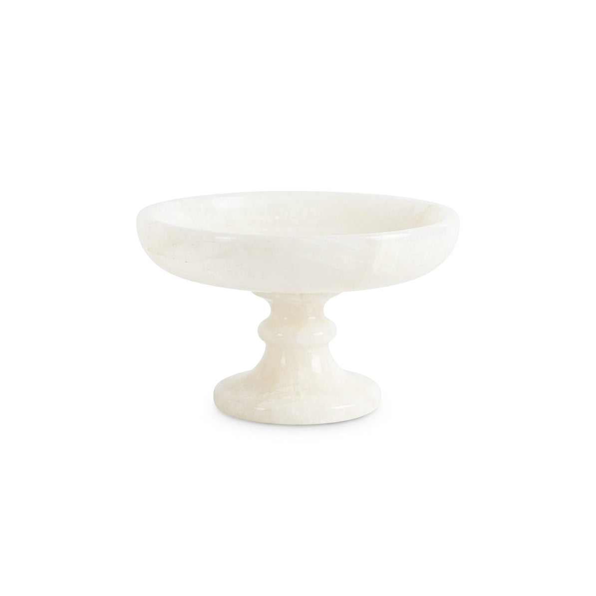 Henswick White Onyx Pedestal Bowl