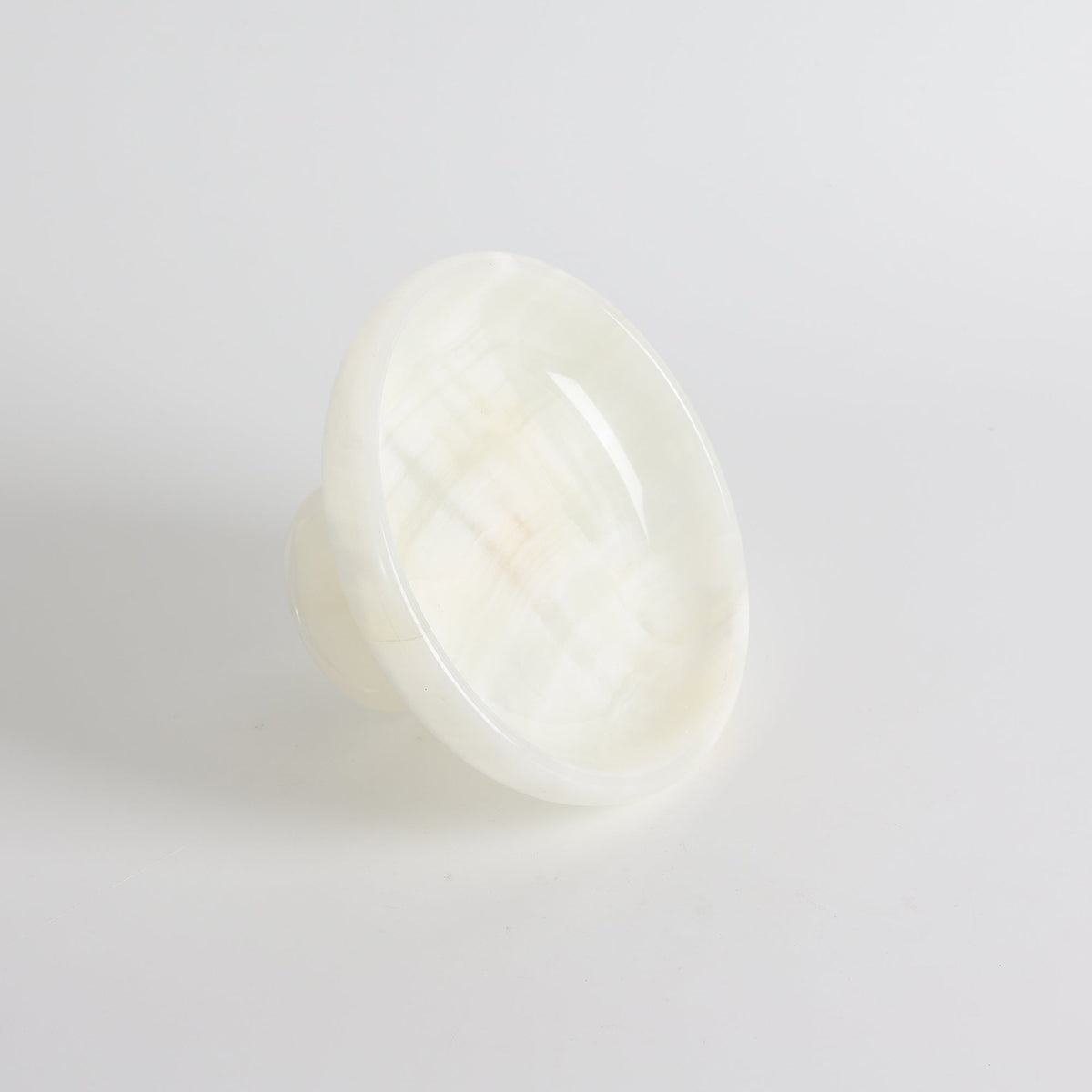 Henswick White Onyx Pedestal Bowl