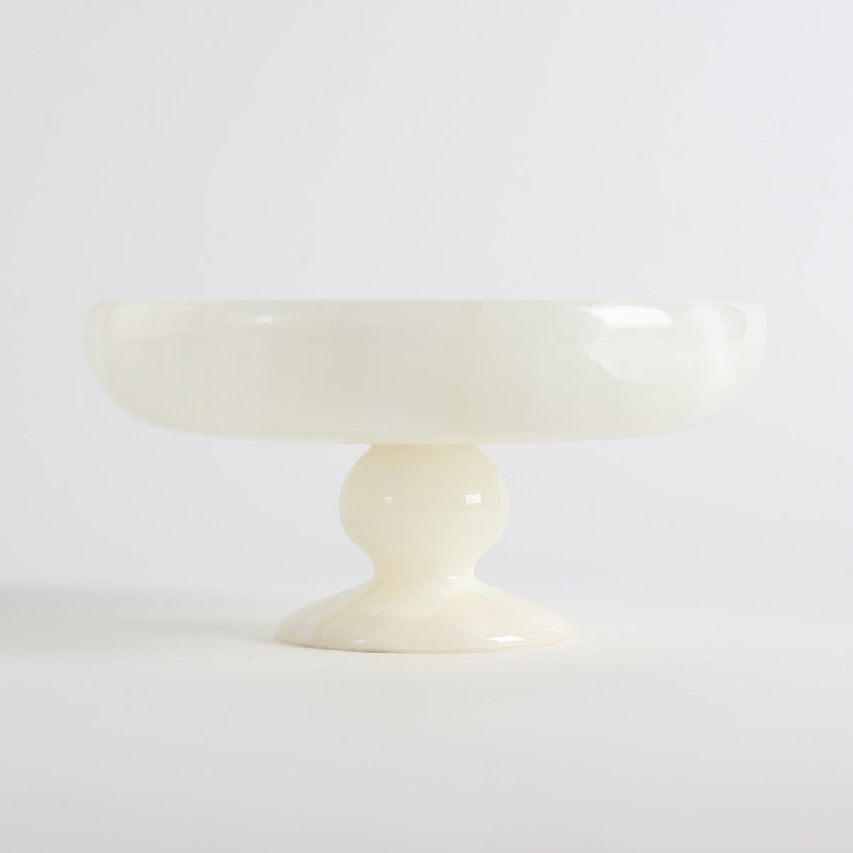 Henswick White Onyx Pedestal Bowl