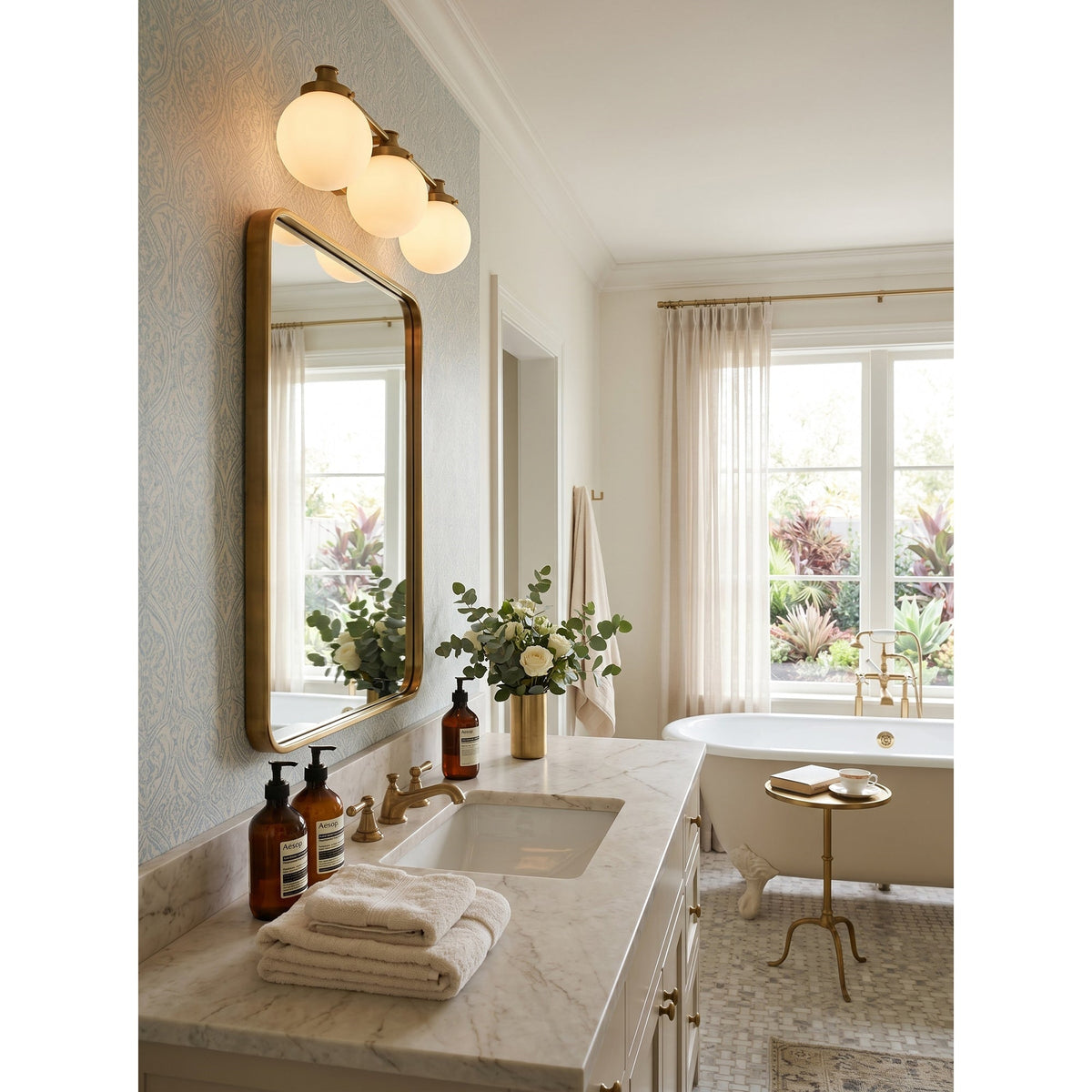 Wauma Glass Ball Indoor Wall Light