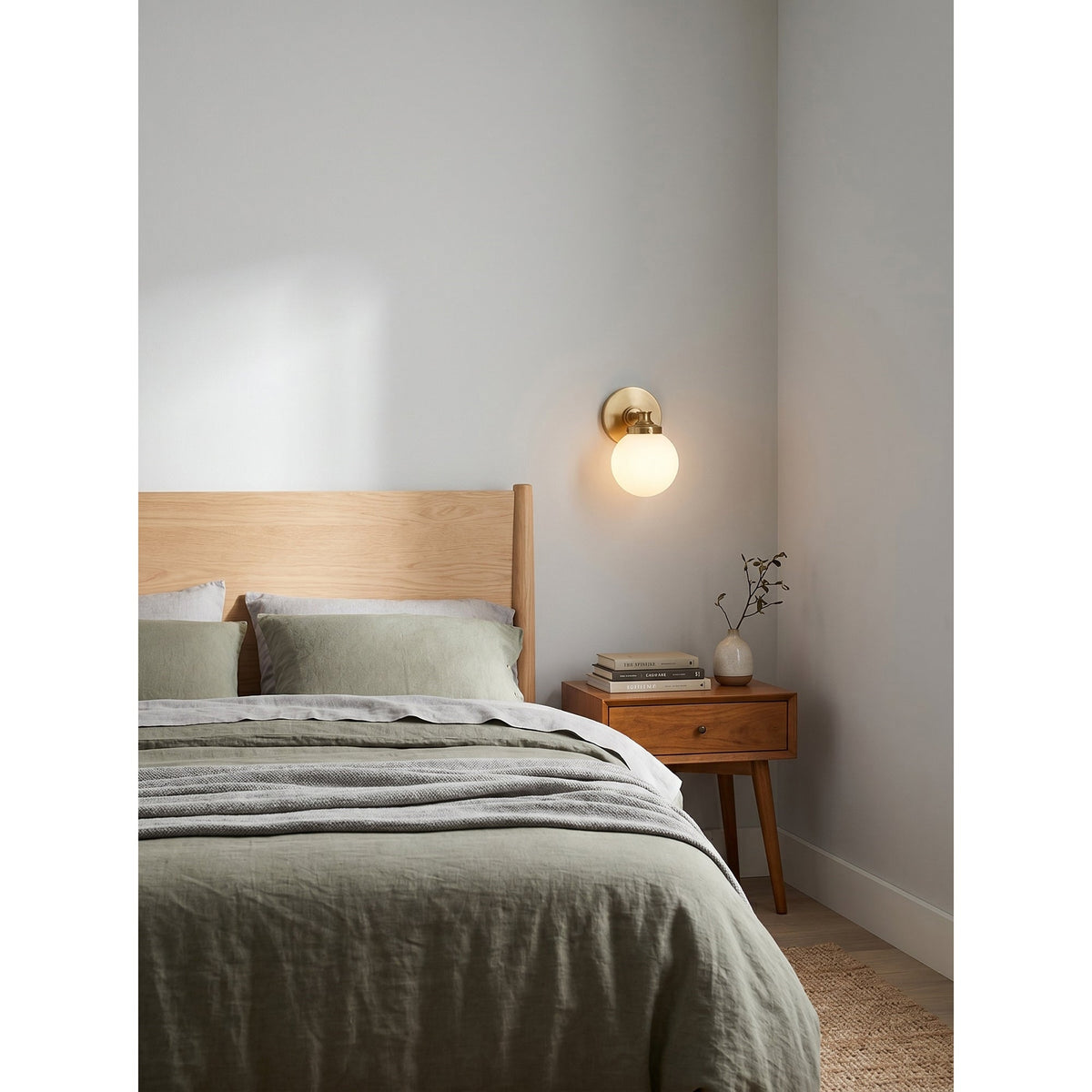 Wauma Glass Ball Indoor Wall Light