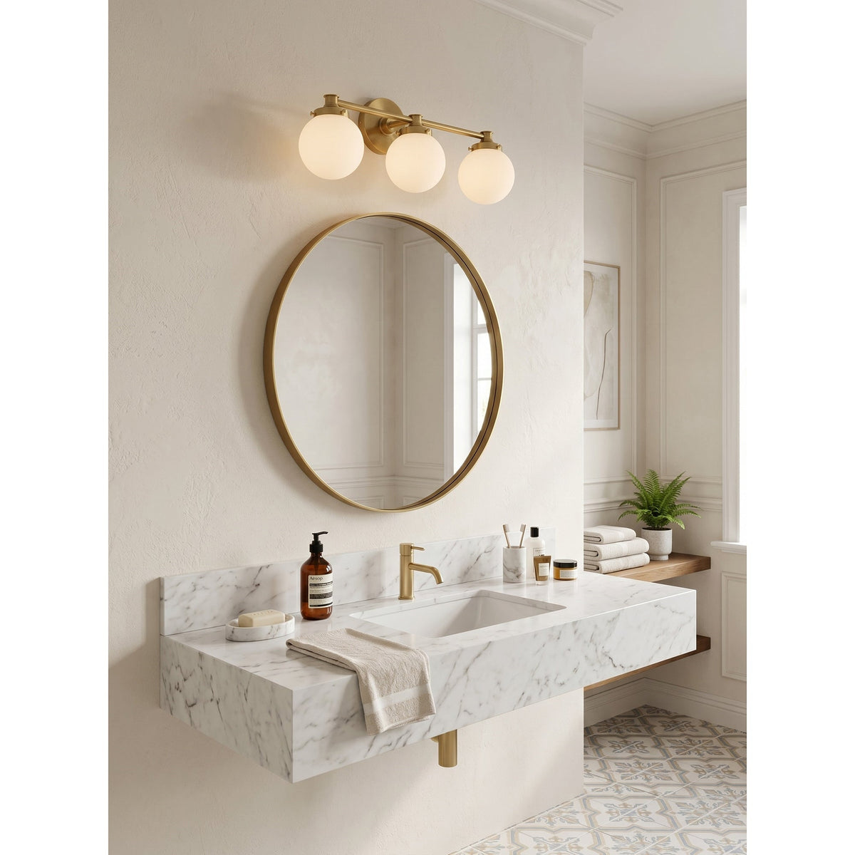 Wauma Glass Ball Indoor Wall Light
