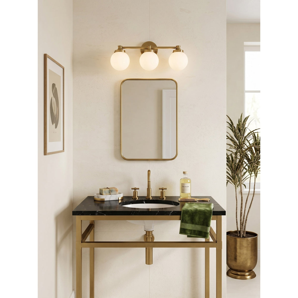 Wauma Glass Ball Indoor Wall Light