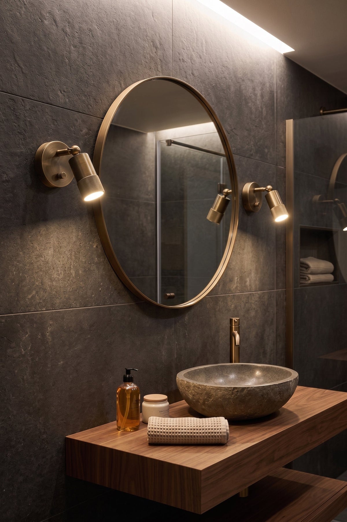 Zehan Brass Spotlight Indoor Wall Light