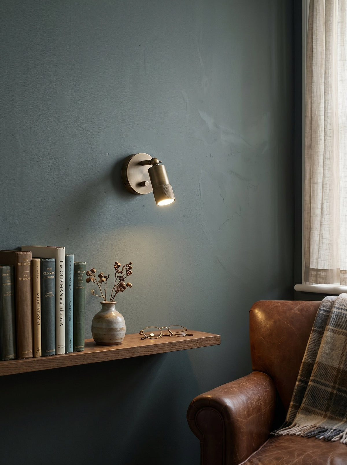 Zehan Brass Spotlight Indoor Wall Light