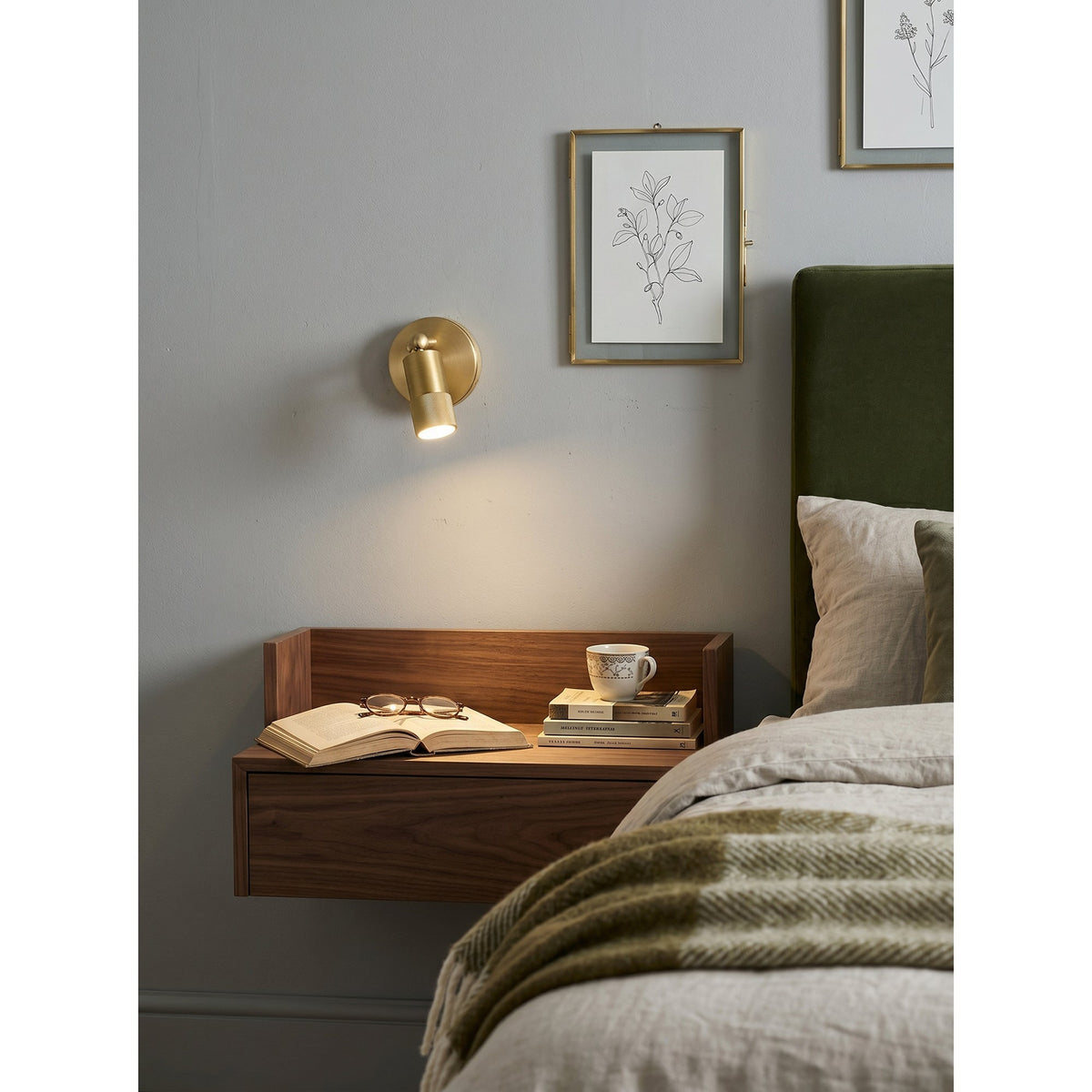 Zehan Brass Spotlight Indoor Wall Light