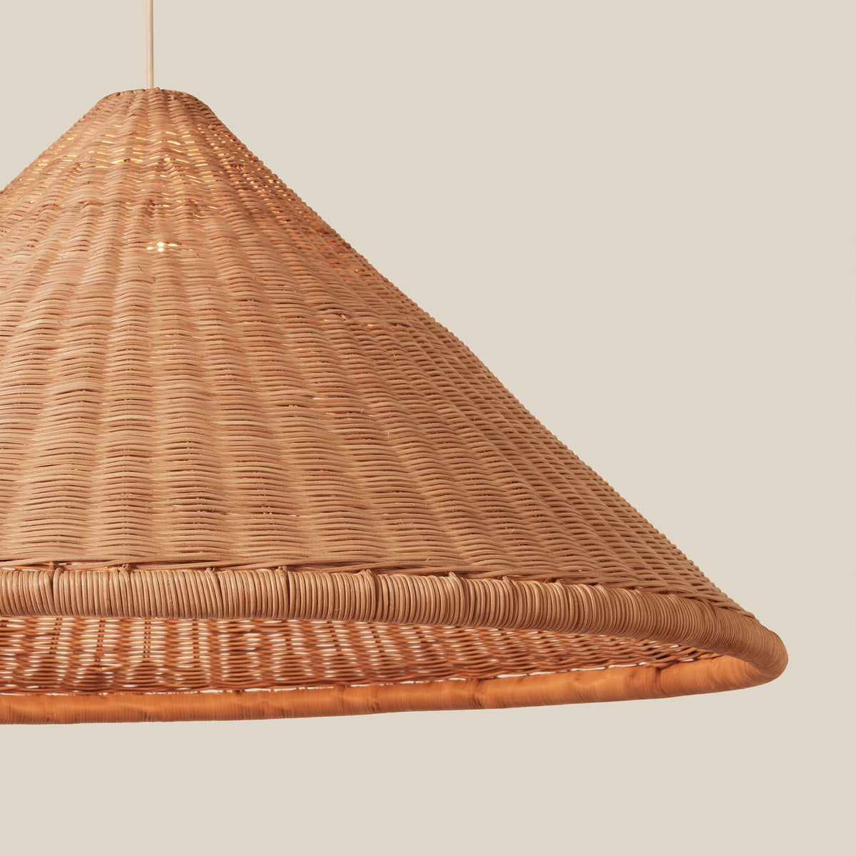 Kasbah Rattan Conical Pendant Lamp