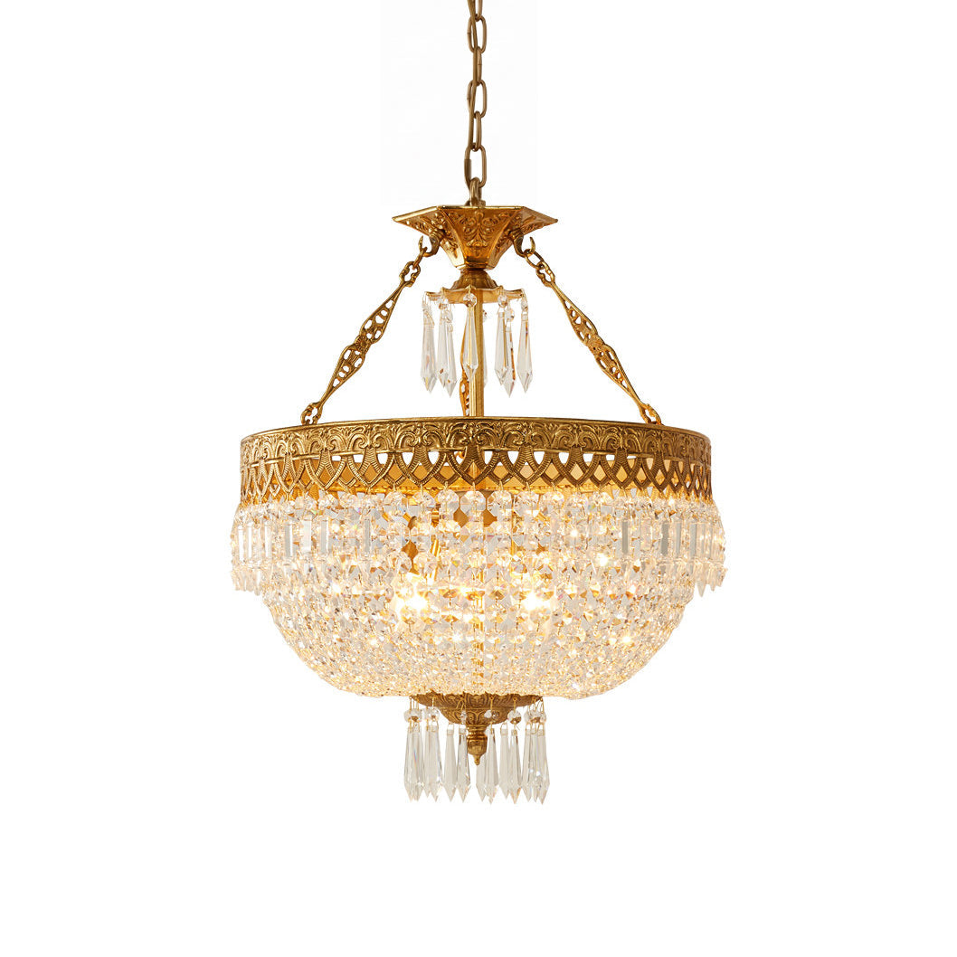 Kestford Filigree Brass Pendant Lamp