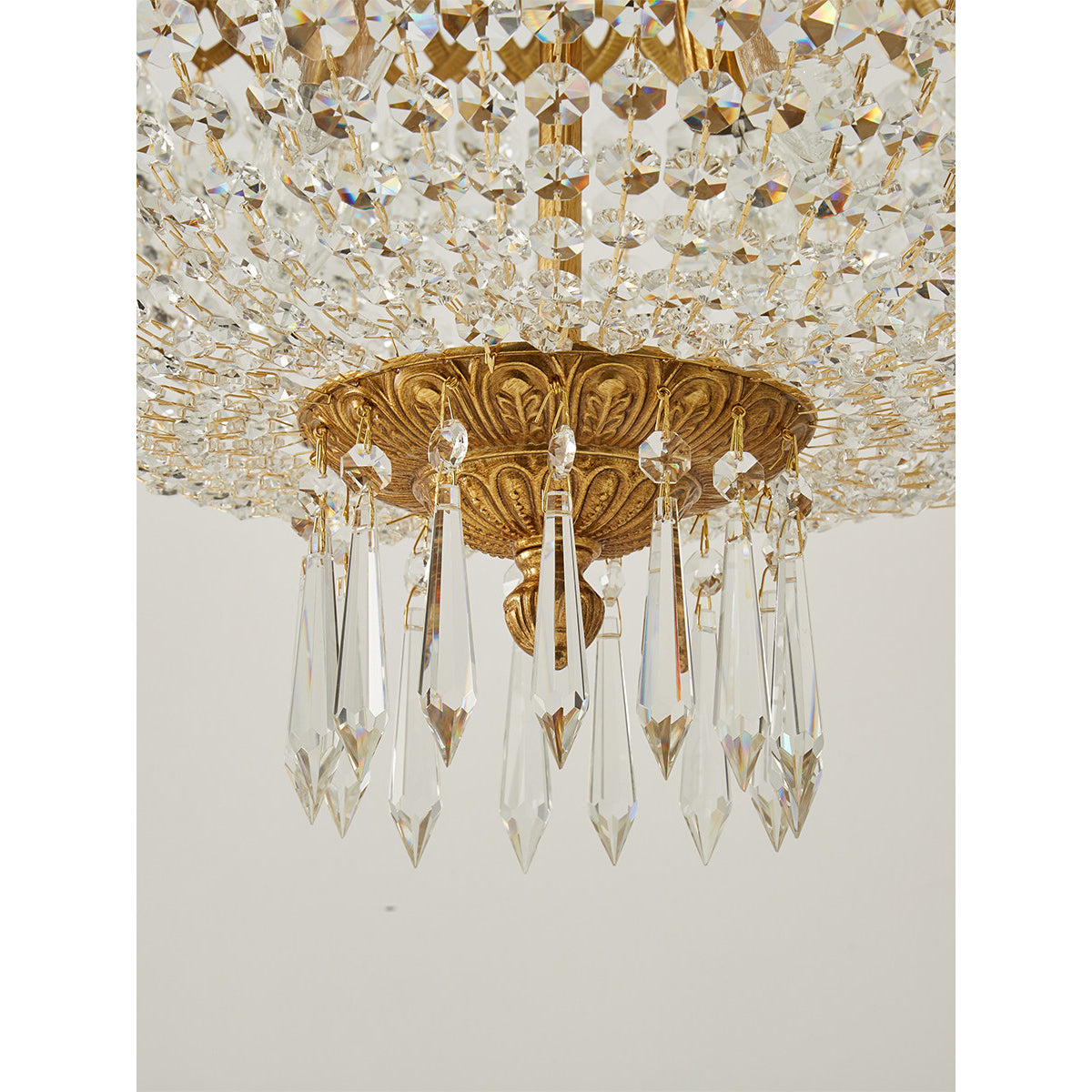 Kestford Filigree Brass Pendant Lamp