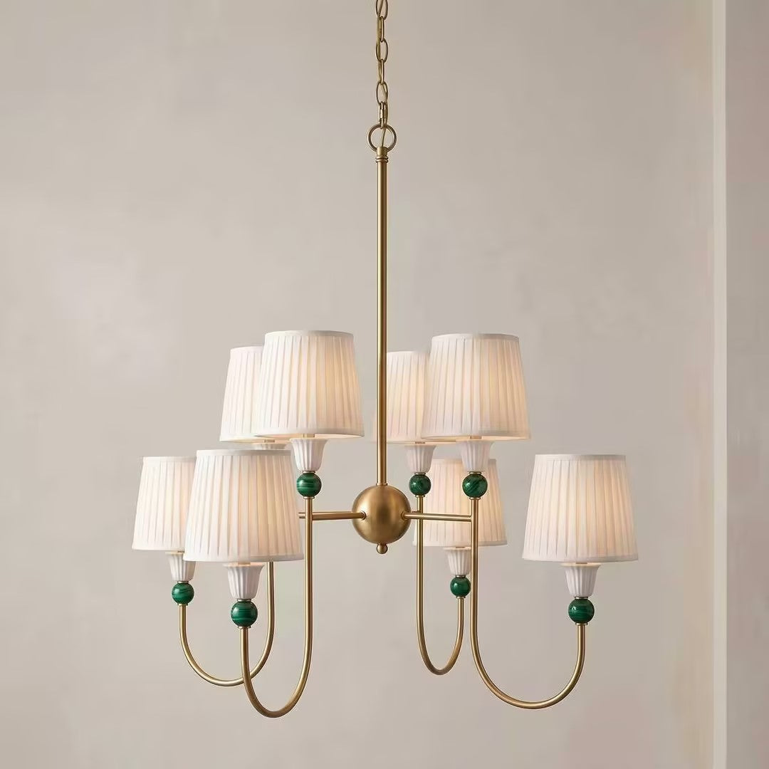 Kaela Brass Tiered Chandelier