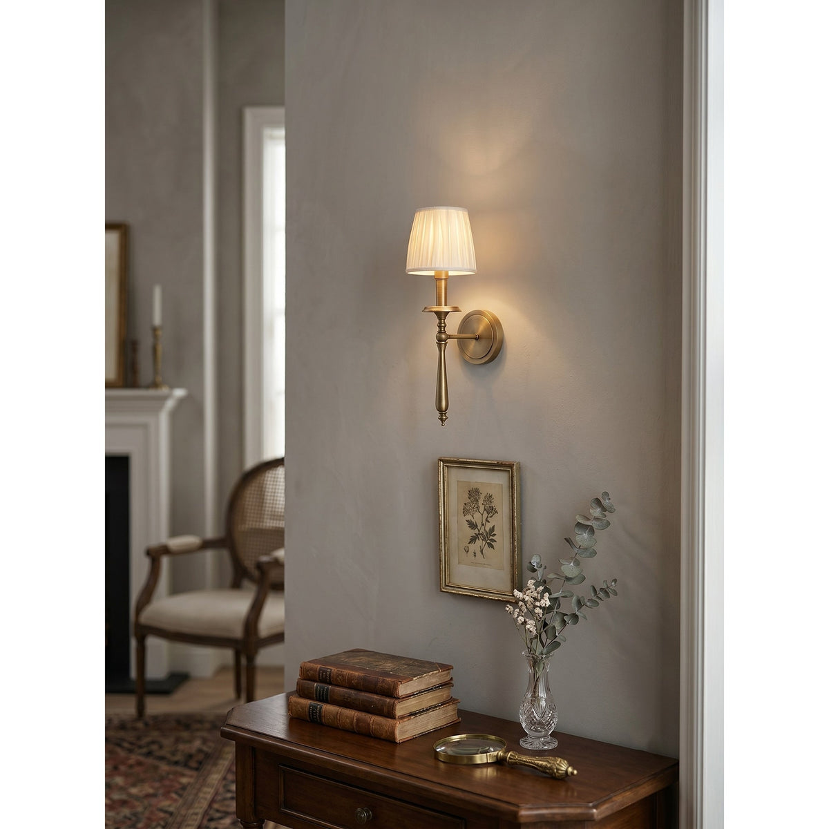 Buima Brass Indoor Wall Light