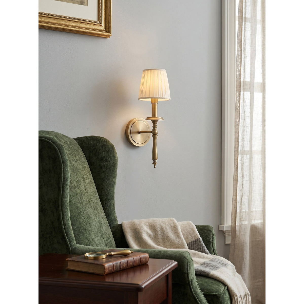 Buima Brass Indoor Wall Light