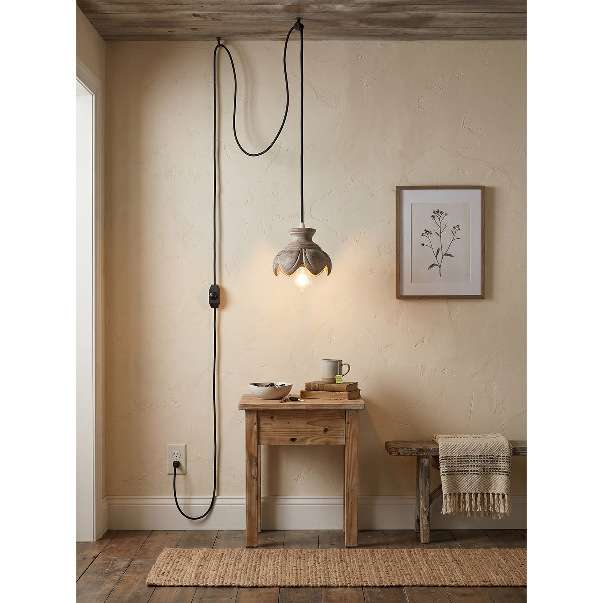 Vornel Wood Swag Lights