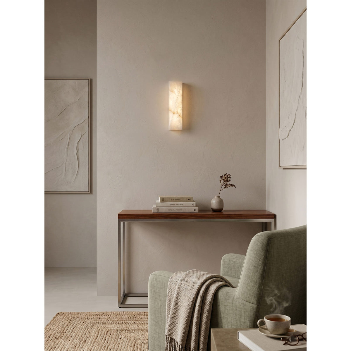 Dobin Alabaster Indoor Wall Light