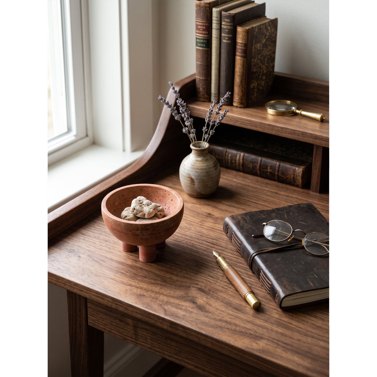 Graftmere Marble Footed Bowl