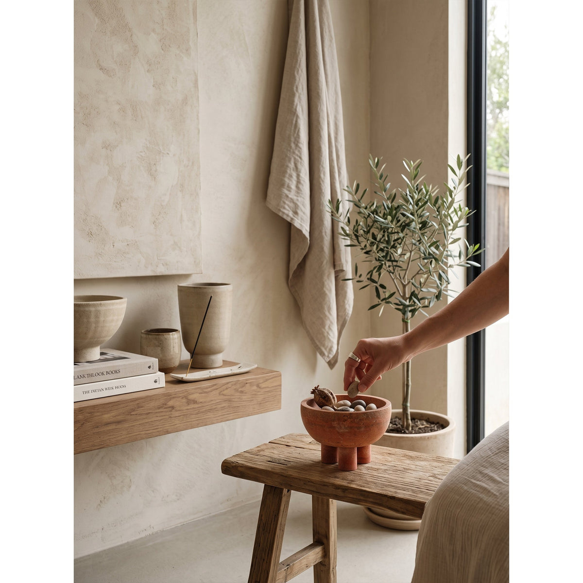 Graftmere Marble Footed Bowl
