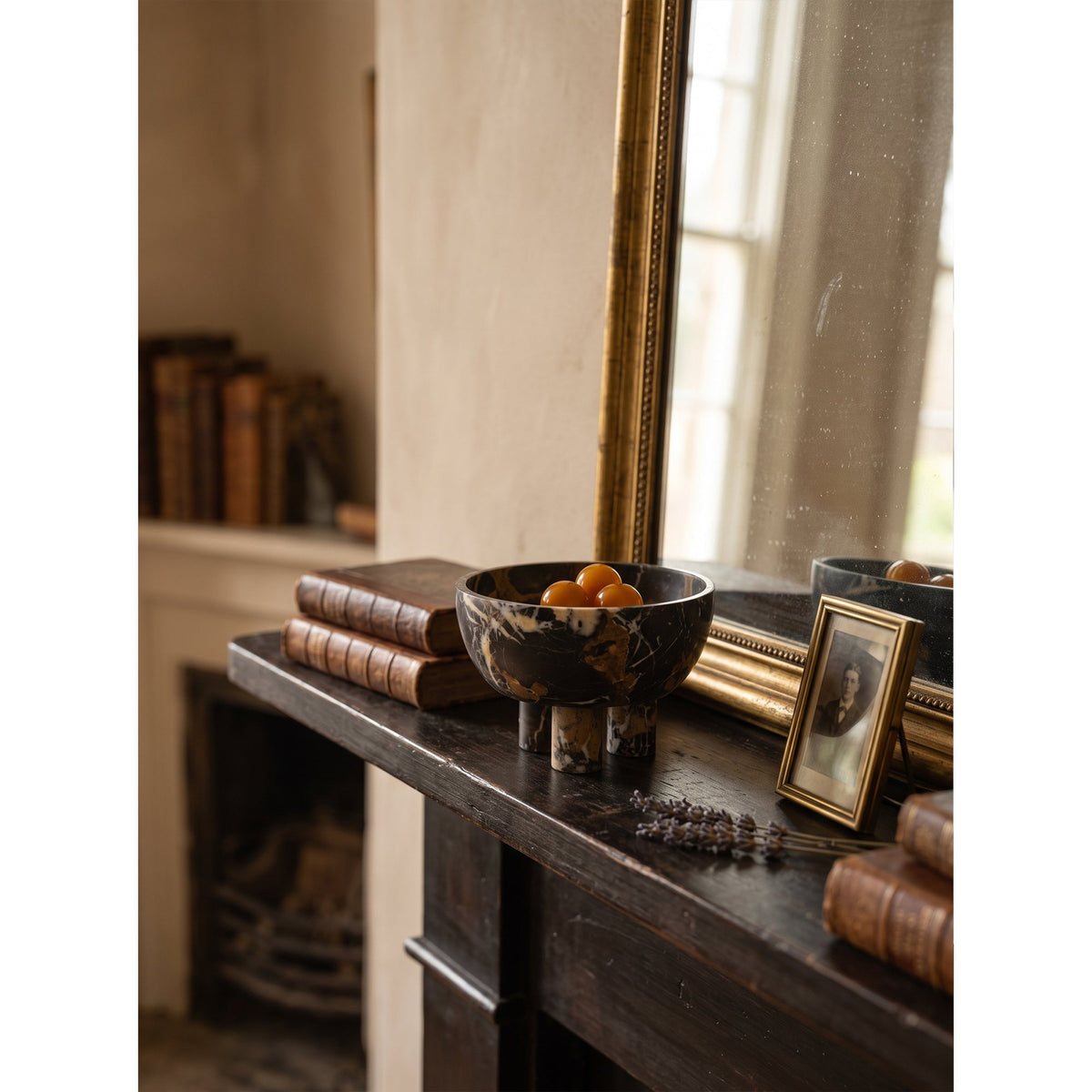 Graftmere Marble Footed Bowl