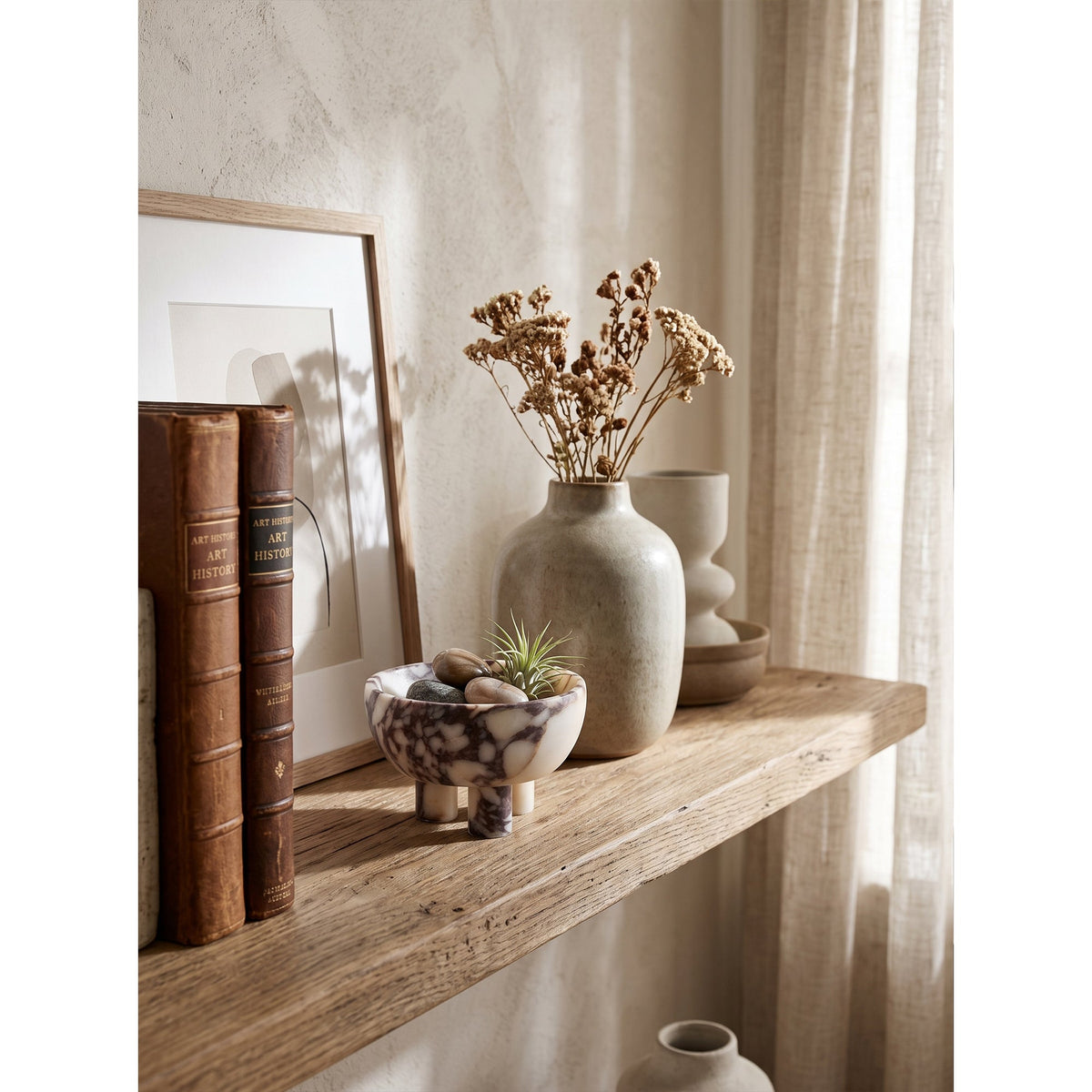 Graftmere Marble Footed Bowl