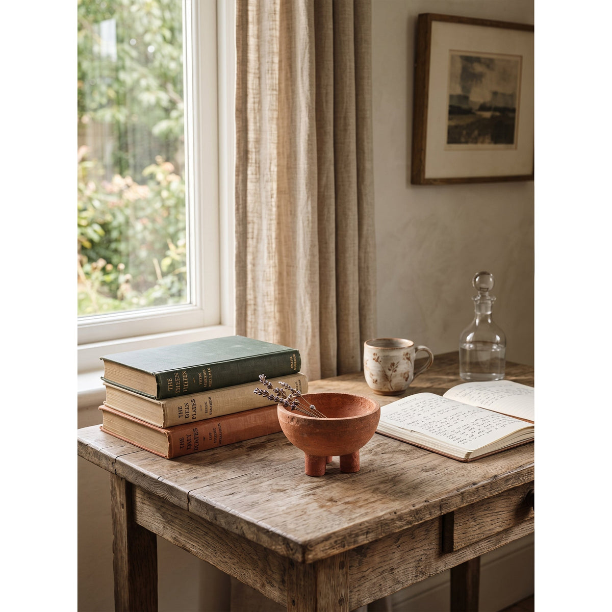 Graftmere Marble Footed Bowl
