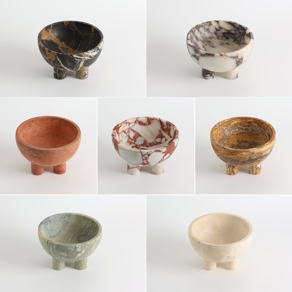 Graftmere Marble Footed Bowl