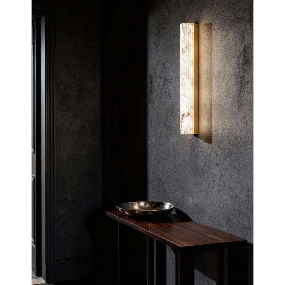Jana Alabaster Roller Indoor Wall Light