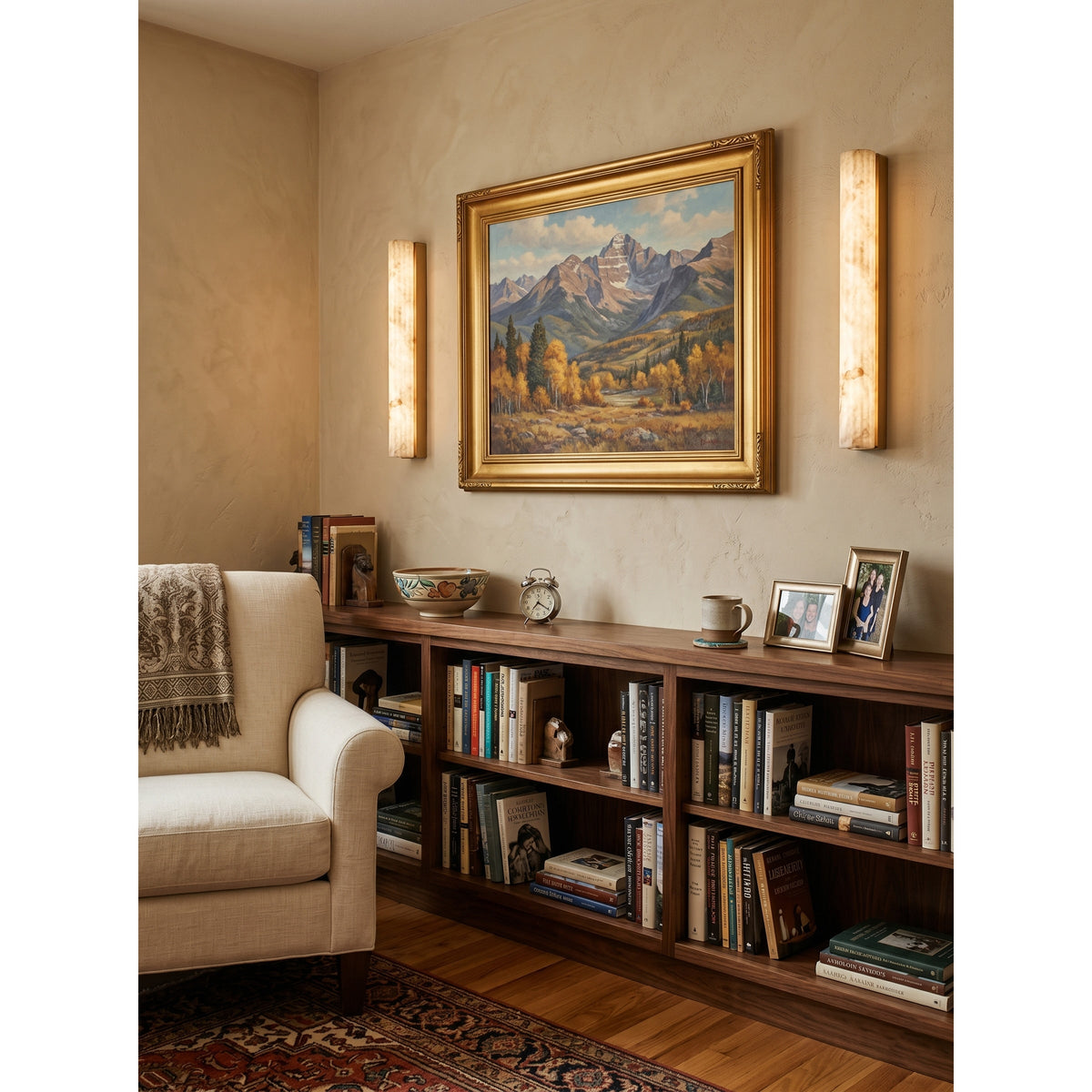 Jana Alabaster Roller Indoor Wall Light