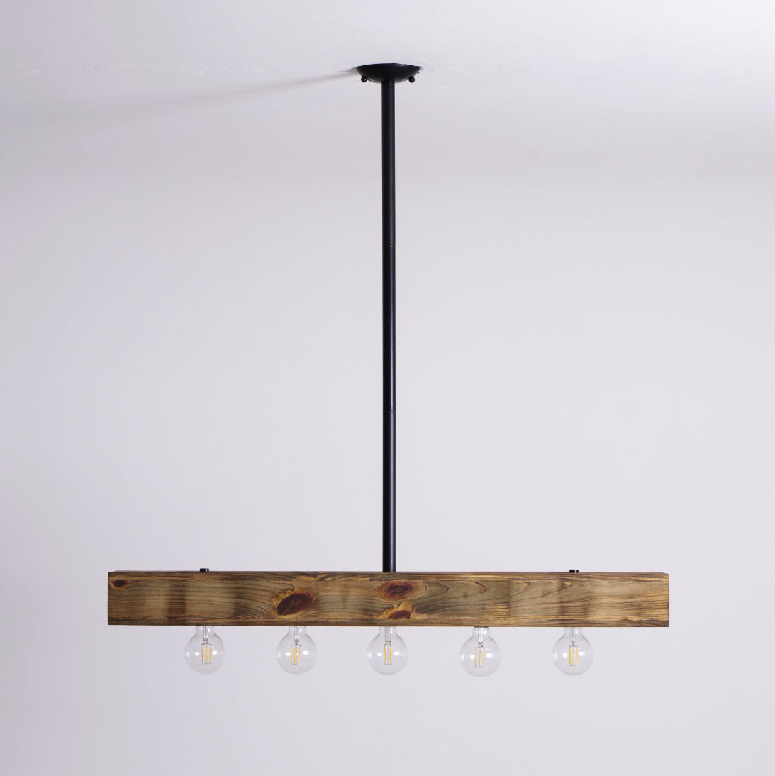 Kilo Wood Beam Island Chandelier