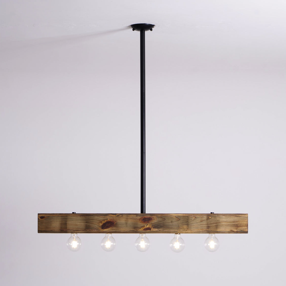 Kilo Wood Beam Island Chandelier