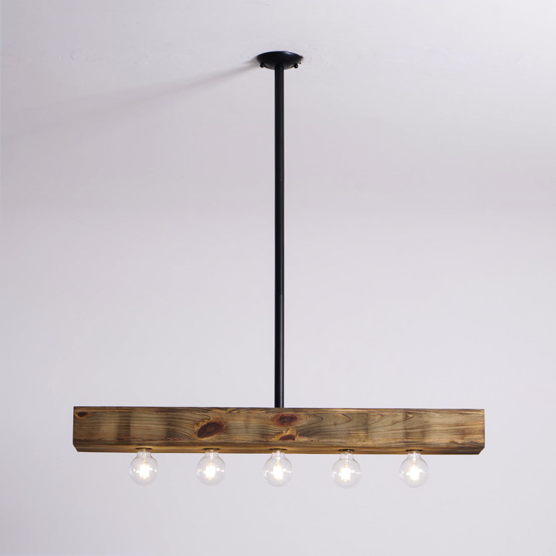 Kilo Wood Beam Island Chandelier