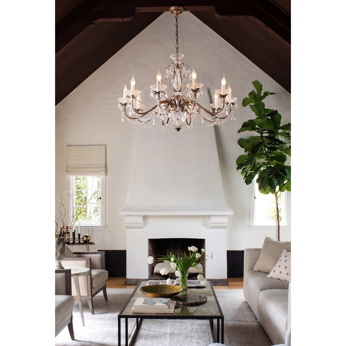 Venatici Crystal Chandelier