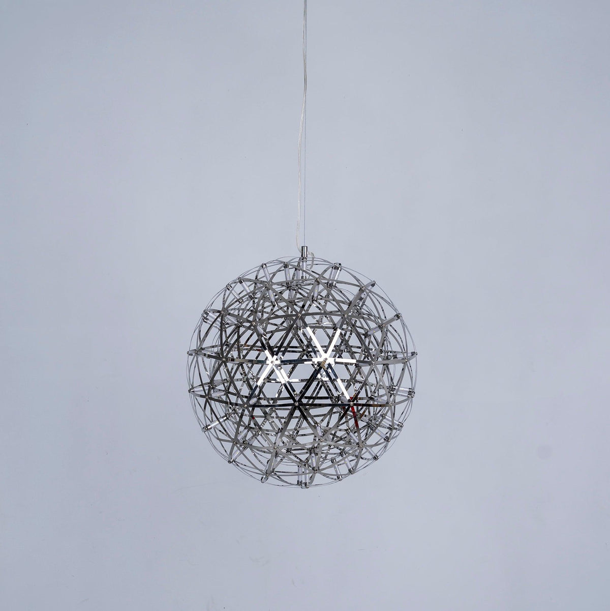 Delcourt Silver Spark Ball Pendant Light