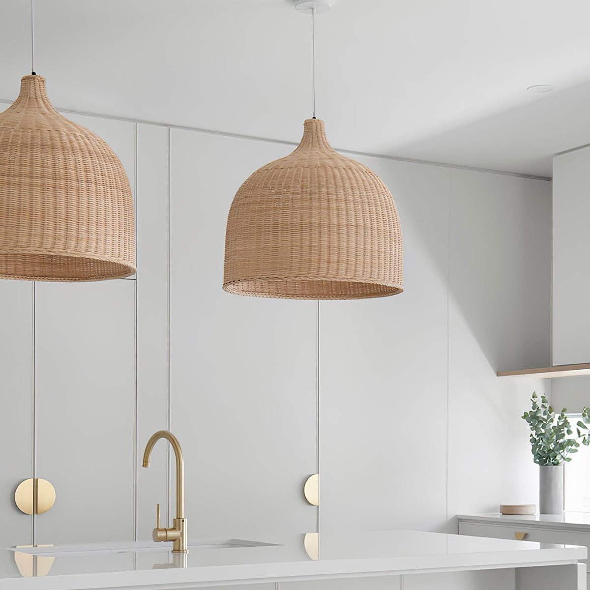 Ravisine Rustic Rattan Pandent Light
