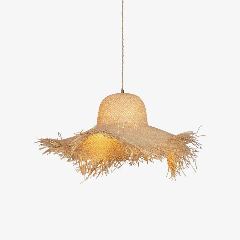 Vocan Rattan Vintage Pendant Light