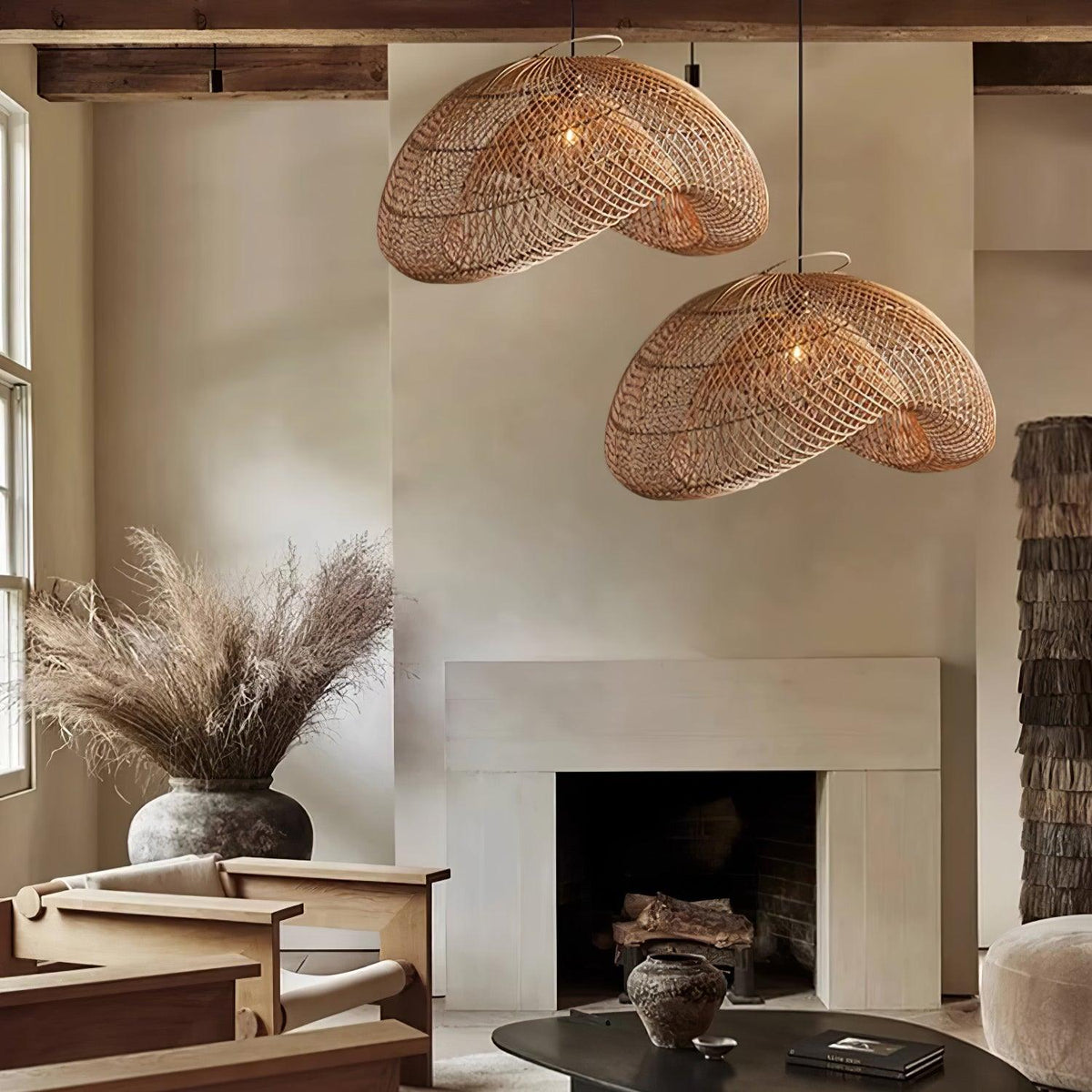 Averon Rattan Vintage Pendant Light