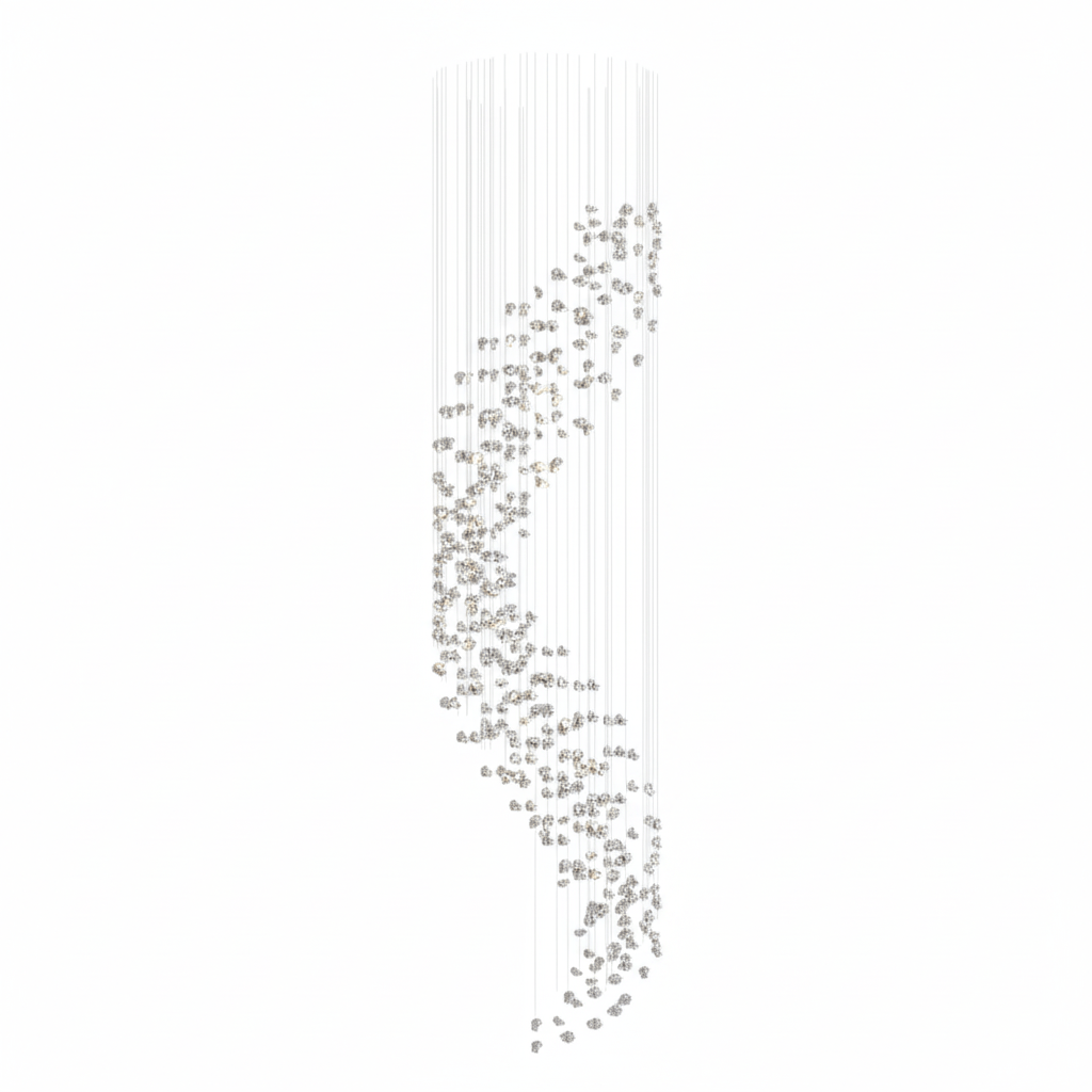 Xejan Raw Crystal Chandelier
