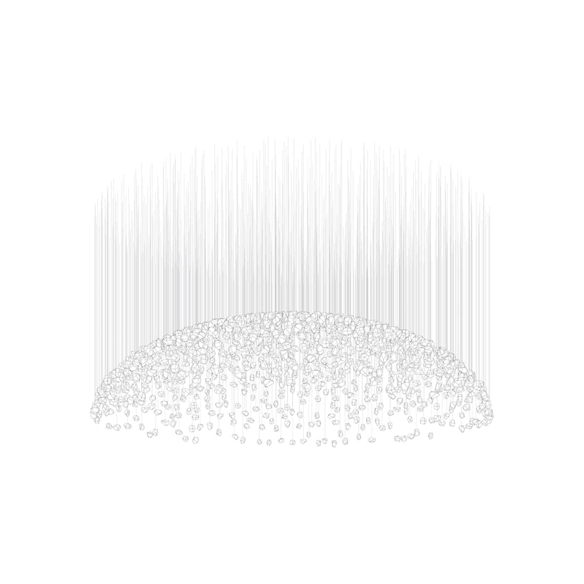 Xejan Raw Crystal Chandelier
